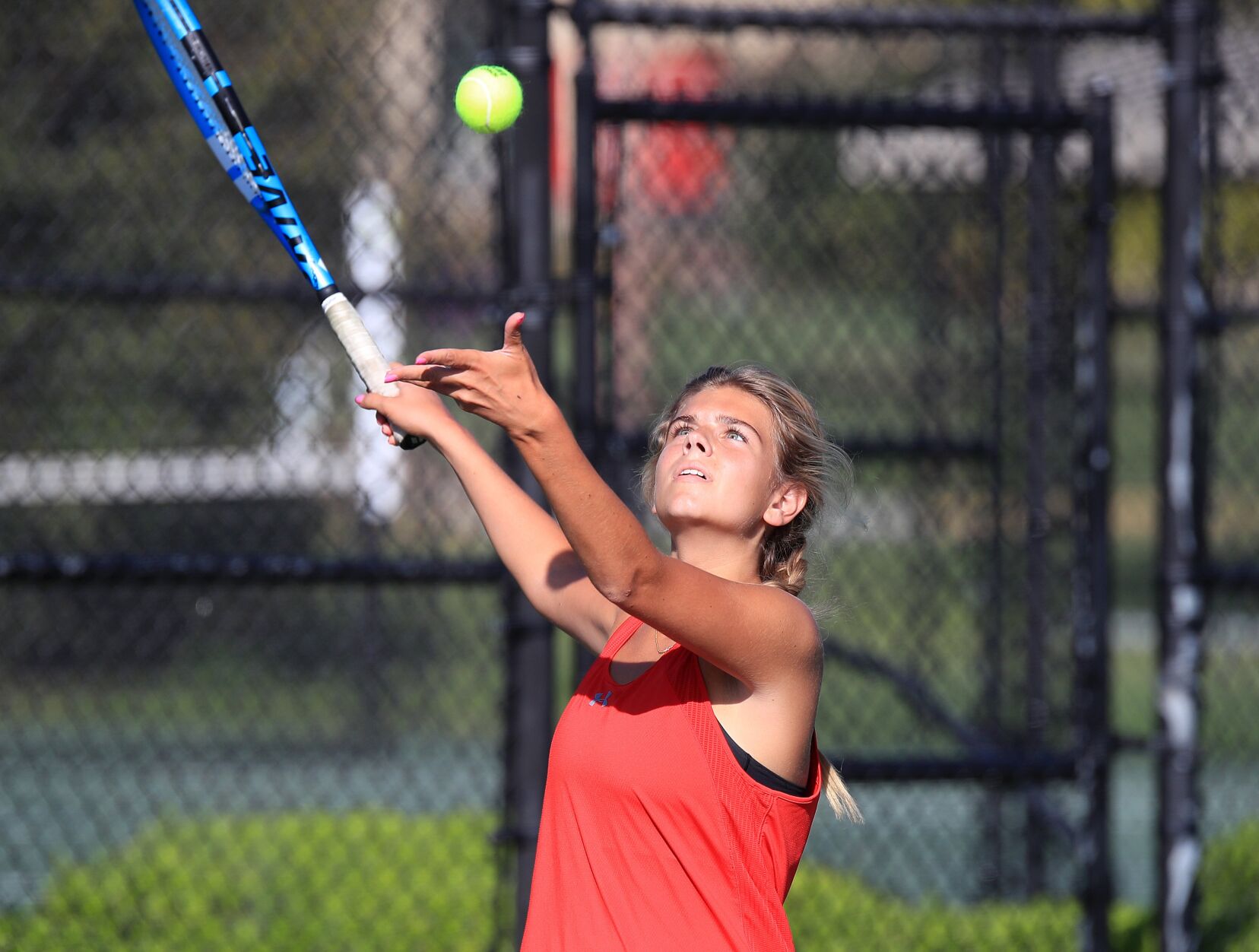 Class 2 girls tennis quarterfinal: Parkway Central 5, Cor Jesu 4